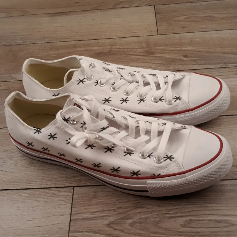 CONVERSE Asterisk Year One White Sz 12 Mens Low‎ Top Sneakers Shoes RARE - Picture 4 of 10